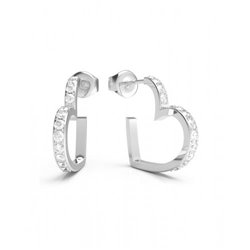 Pendientes Guess JUBE01081JWRHT-U Heart to heart