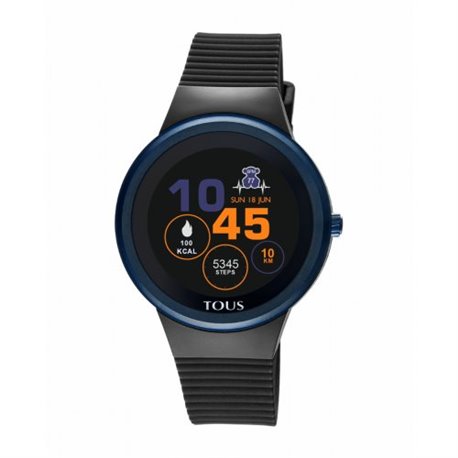 Reloj Tous Rond Connect 100350690 acero IP azul