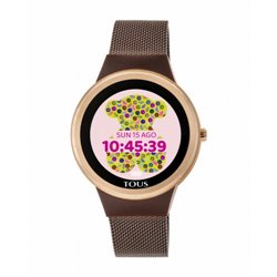 Reloj Tous Rond Connect 100350675 acero IP rosado