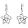 Pendientes de aro Swarovski 5617767 Stella blanco