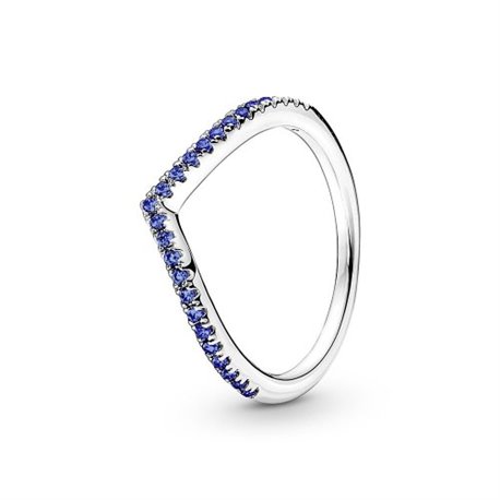 Anillo Pandora Timeless 196316C02-54 deseo azul