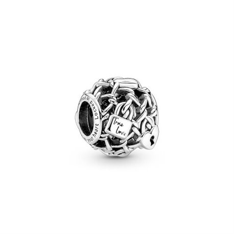 Charm Pandora 790071C00 candádo y cadena