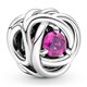 Charm Pandora 790065C05 Círculo eternity rosa