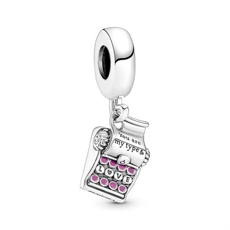 Charm colgante Pandora 790069C01 Máquina escribir