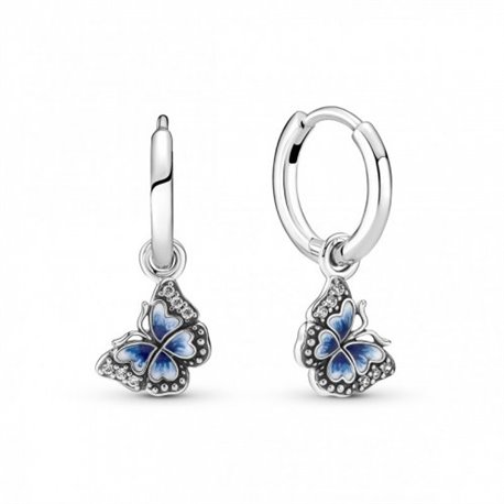 Pendientes Pandora de aro 290778C01 Mariposas