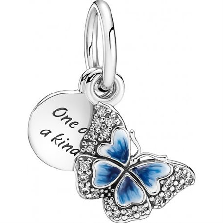 Charm colgante Pandora 790757C01 Mariposa azul