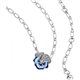 Collar Pandora 390770C01-50 Flor pensamiento azul