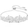 Pulsera Swarovski 5636429 Lilia blanca baño rodio