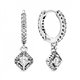 Aretes de aro Pandora 298503C01 Brillantes