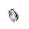 Anillo Viceroy 75294A02010 acero IP negro