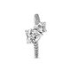 Anillo Pandora 191198C01-52 Doble corazón 