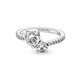 Anillo Pandora 191198C01-52 Doble corazón 