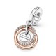 Charm colgante Pandora 780797C01 Círculo familiar