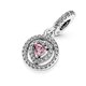 Charm colgante Pandora 791476C01 Corazón doble