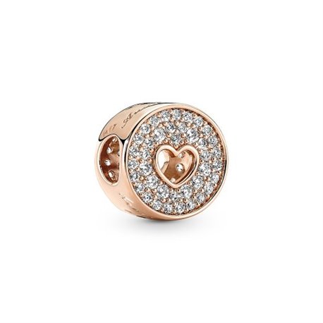 Charm Pandora 781977C01 Aniversario pavé corazón