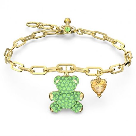 Pulsera Swarovski 5642977 Teddy verde 