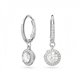 Pendientes Swarovski 5636270 Constella blancos