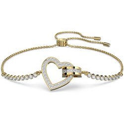 Pulsera Swarovski 5636964 Lovely corazón blanca