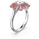 Anillo Swarovski Sunshine 5642973 rosa baño rodio