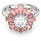 Anillo Swarovski Sunshine 5642973 rosa baño rodio