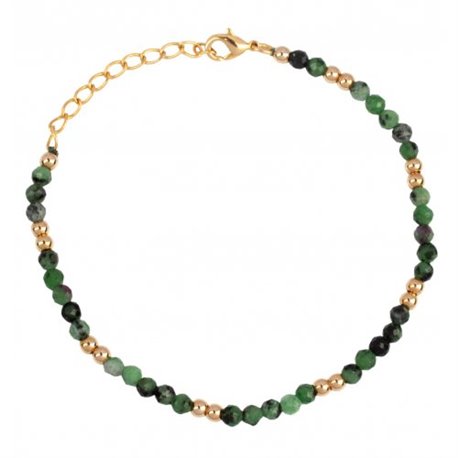 Pulsera cristal verde X4660516 Vidal & Vidal 