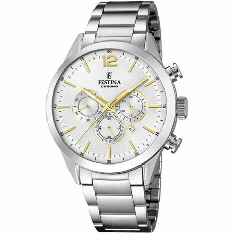 Reloj Festina Timeless Chronograph F20343/1 acero