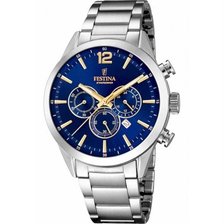 Reloj Festina Timeless Chronograph F20343/2 acero