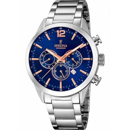 Reloj Festina Timeless Chronograph F20343/9 acero