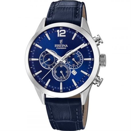 Reloj Festina Timeless Chronograph F20542/2 piel