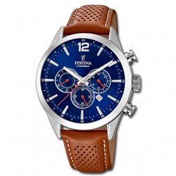 Reloj Festina Timeless Chronograph F20542/3 piel