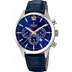 Reloj Festina Timeless Chronograph F20542/4 piel