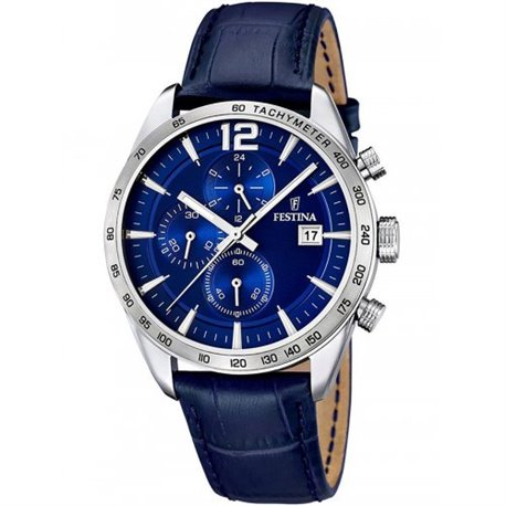 Reloj Festina Timeless Chronograph F16760/3 piel