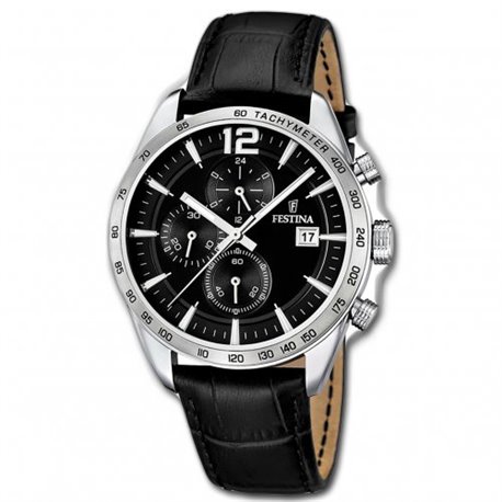 Reloj Festina Timeless Chronograph F16760/4 piel