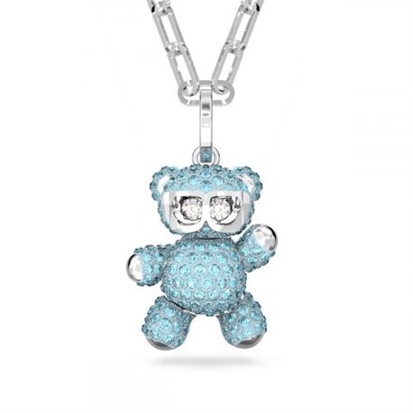 Colgante Swarovski Teddy 5642979 mujer azul