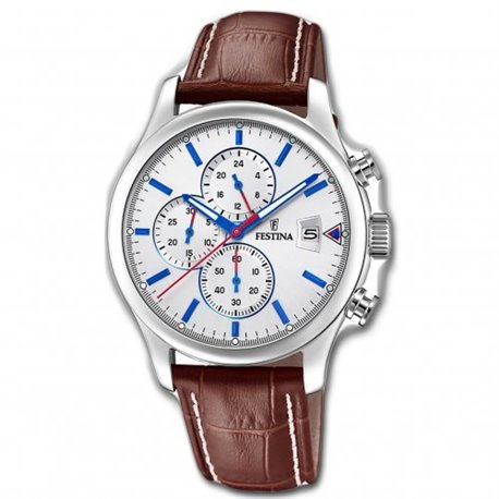 Reloj Festina Timeless Chronograph F20375/1 cuero