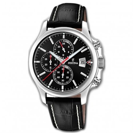 Reloj Festina Timeless Chronograph F20375/3 cuero