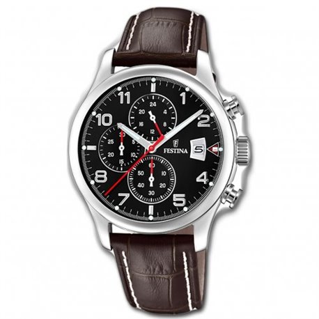 Reloj Festina Timeless Chronograph F20375/6 cuero