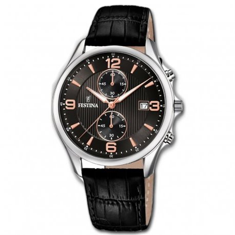 Reloj Festina Timeless Chronograph F6855/7 cuero