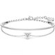 Pulsera Swarovski Ortyx 5643732 triangular blanca