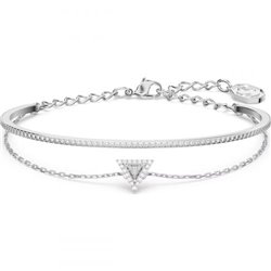 Pulsera Swarovski Ortyx 5643732 triangular blanca