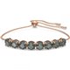 Pulsera Swarovski Exalta 5643749 negro mujer