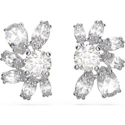 Pendientes de botón Swarovski Gema 5644679 flor