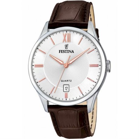 Reloj Festina Acero Clásico F20426/4 piel y acero