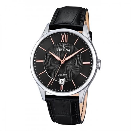 Reloj Festina Acero Clásico F20426/6 piel y acero