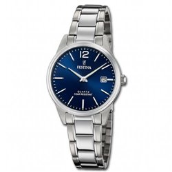 Reloj Festina Acero Clásico F20509/3 mujer azul