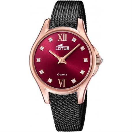 Reloj Lotus Bliss 18824/2 acero burdeos mujer