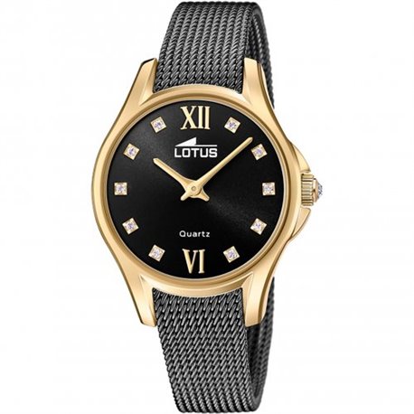 Reloj Lotus Bliss 18825/1 acero negro mujer