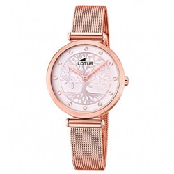 Reloj Lotus Bliss 18710/2 acero mujer árbol rosé