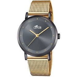 Reloj Lotus Trendy 18830/1 acero mujer negro