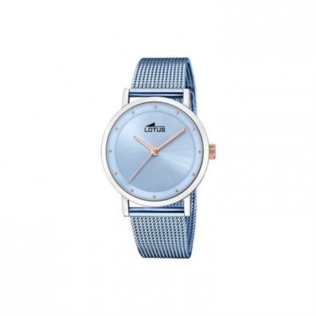 Reloj Lotus Trendy 18878/1 acero mujer azul claro